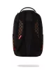 Sprayground Brown And Cream Drip Check Shark Backpack Brown