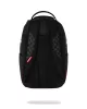Sprayground Black And White Drip Check Shark Backpack Black