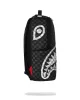 Sprayground Black And White Drip Check Shark Backpack Black
