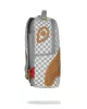 Sprayground Embossed Cream Check Backpack Grey