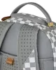 Sprayground Embossed Cream Check Backpack Grey