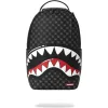 Sprayground Sharks In Paris Wtf Bubbly Black Check Backpack Black