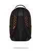 Sprayground Sharks In Paris Wtf Bubble Brown Check Backpack Brown