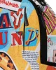 Sprayground Lips Magazine Collage Backpack Mulicolor