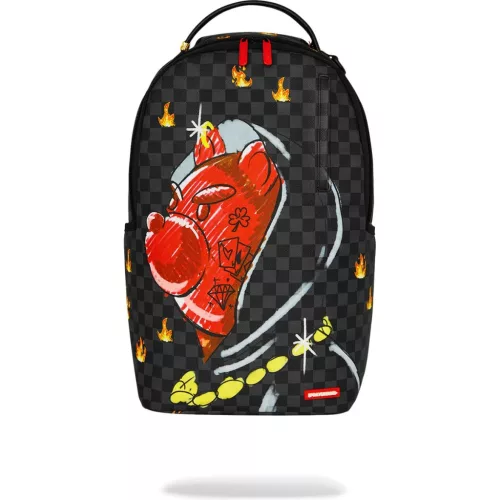 Sprayground Diablo Sketchy Hoodie Backpack Black