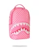 Sprayground Pink New Check Faces Backpack Pink