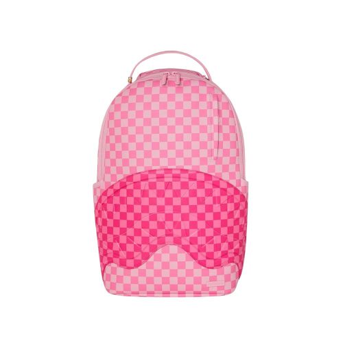 Sprayground Pink Sharks In Paris Patch Backpack Pink ONE