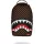 Sprayground Sharks In Paris Pyramid Backpack Brown
