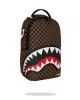 Sprayground Sharks In Paris Pyramid Backpack Brown