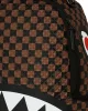 Sprayground Sharks In Paris Pyramid Backpack Brown