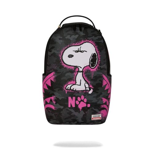 Sprayground Snoopy Pink Stencil Backpack Black/Pink