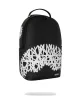 Sprayground Shoelace Shark Backpack Black/White