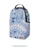 Sprayground Blue Ink Doodle Backpack Blue