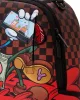 Sprayground Money Boy Chillin On Big Angry Bird Backpack Red One