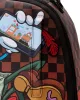 Sprayground Money Boy Chillin On Big Angry Bird Backpack Red One