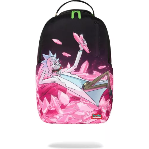 Sprayground Rick And Morty Kalaxian Crystal Pile Backpack Pink