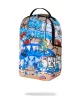 Sprayground Smurfs Art Party Backpack Blue