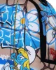 Sprayground Smurfs Art Party Backpack Blue