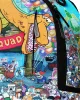 Sprayground Spongebob Crowd Backpack Mulicolor