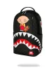 Sprayground Family Guy Stewie Holding Bear Keychain Backpack Black
