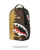 Sprayground Sharks In Paris Gold Drip Backpack Gold