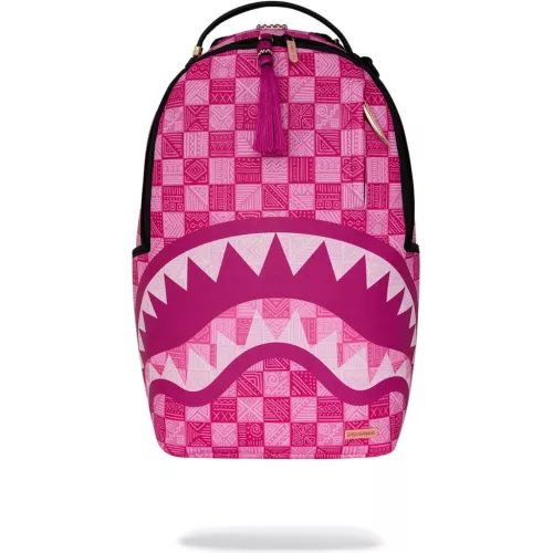 Sprayground New Ai Pattern Backpack Pink