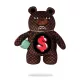 Sprayground Sharks In Paris Wtf Bubble Brown Check Moneybear Backpack Brown One