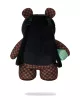 Sprayground Sharks In Paris Wtf Bubble Brown Check Moneybear Backpack Brown