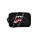 Sprayground Center Rip Revealing Gray Check Toiletry Brick Black