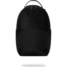   Sprayground Shark Central Blacked Out Embossed Nylon Backpack Black
