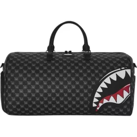   Sprayground Sharks In Paris Wtf Bubbly Black Check Duffle Black
