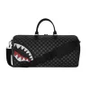 Sprayground Sharks In Paris Wtf Bubbly Black Check Duffle Black One