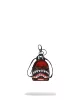 Sprayground Sharks In Paris Wtf Bubble Brown Check Backpack Keychain Brown