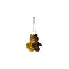 Sprayground Sip Gold Drip Bear Keychain Brown