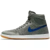 AIR JORDAN 1 RETRO HI FLYKNIT CLAY GREEN/WHITE-HYPER COBALT-GUM YELLOW