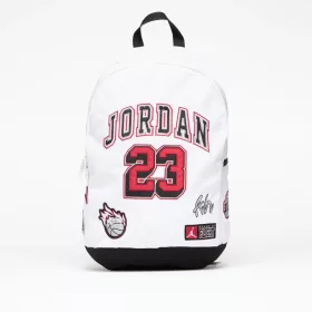 Jordan Jam JP Backpack White/ Gym Red