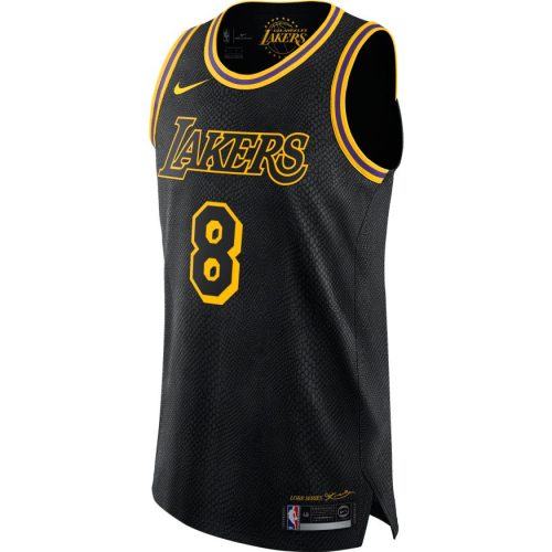 NBA X Nike City Edition Authentic Jersey Los Angeles Lakers Kobe Bryant BLACK