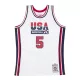 MITCHELL & NESS USA BASKETBALL 1992 DAVID ROBINSON AUTHENTIC HOME JERSEY WHITE