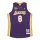 MITCHELL & NESS LOS ANGELES LAKERS KOBE BRYANT 2000-01' #8 AUTHENTIC JERSEY PURPLE