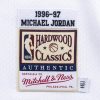 MITCHELL & NESS NBA CHICAGO BULLS 1996 MICHAEL JORDAN #23 AUTHENTIC JERSEY WHITE