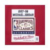 MITCHELL & NESS NBA CHICAGO BULLS MICHAEL JORDAN FINALS 97'#23 AUTHENTIC JERSEY RED