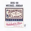 MITCHELL & NESS NBA CHICAGO BULLS HOME MICHAEL JORDAN 95-96'#23 AUTHENTIC JERSEY WHITE