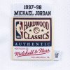 MITCHELL & NESS NBA CHICAGO BULLS MICHAEL JORDAN 97-98'#23 AUTHENTIC JERSEY WHITE/RED
