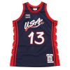 MITCHELL & NESS TEAM USA SHAQUILLE O'NEAL AUTHENTIC JERSEY NAVY