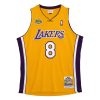 MITCHELL & NESS LOS ANGELES LAKERS KOBE BRYANT 2000-01'#8 AUTHENTIC JERSEY GOLD
