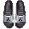 JORDAN BREAK SLIDE METALLIC SILVER/BLACK