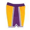 MITCHELL & NESS NBA LOS ANGELES LAKERS '96-97 AUTHENTIC SHORT LIGHT GOLD