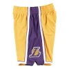 MITCHELL & NESS NBA LOS ANGELES LAKERS '09-'10 AUTHENTIC SHORT LIGHT GOLD