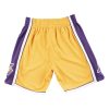 MITCHELL & NESS NBA LOS ANGELES LAKERS '09-'10 AUTHENTIC SHORT LIGHT GOLD