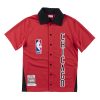 MITCHELL & NESS NBA CHICAGO BULLS MICHAEL JORDAN 1984-85' AUTHENTIC SHOOTING SHIRT UNIVERSITY RED